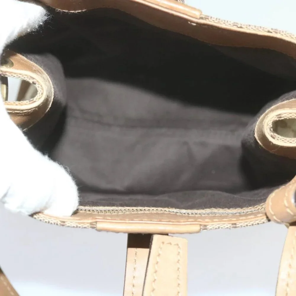GUCCI GG Canvas Shoulder Bag Beige 110292 Auth 61802 - Picture 15 of 16